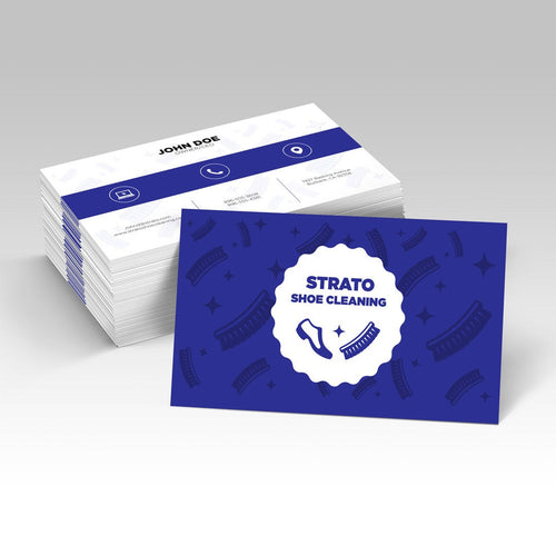 Suede business cards